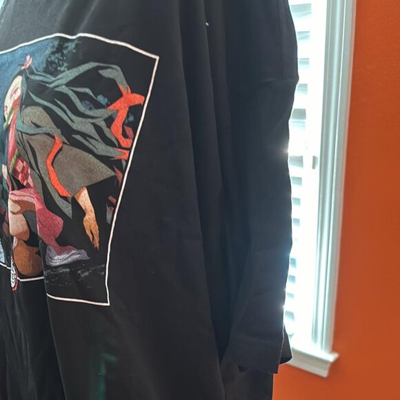 Demon Slayer Black Anime Shirt Size 2XL - Picture 2 of 4
